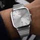 Чоловічий класичний годинник Skmei 9361SIGY Silver-Grey зі сріблястим металевим браслетом