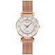 Жіночий наручний годинник Skmei 1330SRG Rose Gold з металевим браслетом та мінеральним склом