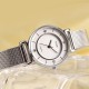 Женские часы Skmei 1330SSI Silver с металлическим браслетом и минеральным стеклом