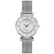 Женские часы Skmei 1330SSI Silver с металлическим браслетом и минеральным стеклом