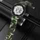Спортивний чоловічий годинник Skmei 2093CMGN Camo Green з електронним циферблатом та водонепроникністю 5 ATM