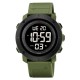 Чоловічий спортивний годинник Skmei 2122AGBK Army Green-Black з електронним циферблатом та підсвіткою