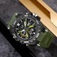 Мужские тактические часы Skmei 2220AG Army Green Arch с комбинированным циферблатом и подсветкой