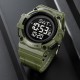 Чоловічий спортивний годинник Skmei 2230AG Army Green з підсвіткою та таймером