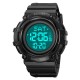 Мужские спортивные часы Skmei 2230BKBK All Black с подсветкой и водозащитой 5 ATM