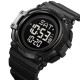 Мужские спортивные часы Skmei 2230BKBK All Black с подсветкой и водозащитой 5 ATM
