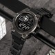 Чоловічий спортивний годинник Skmei 2318BKWT Black-White з електронним циферблатом та підсвіткою