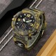 Чоловічий тактичний годинник Skmei 2341CMGN Camo Green з комбінованим циферблатом та підсвічуванням