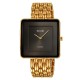 Наручний годинник Skmei 2371GDBK Gold-Black класичний унісекс з металевим браслетом