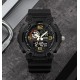 Чоловічий спортивний годинник Skmei 2397BKBK All Black з підсвічуванням та таймером