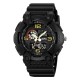 Чоловічий спортивний годинник Skmei 2397BKBK All Black з підсвічуванням та таймером