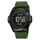 Мужские спортивные часы Skmei 2485AG Army Green с электронным циферблатом и подсветкой