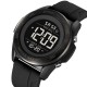 Чоловічий спортивний годинник Skmei 2485BK Black з електронним циферблатом та водозахистом 5 ATM