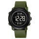 Мужские спортивные часы Skmei 2497PAGBK Army Green-Black с электронным циферблатом и подсветкой