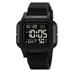 Чоловічий годинник Skmei 2537BKBK All Black — спортивний електронний годинник з підсвічуванням та таймером