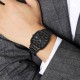 Мужские часы Skmei 2551BKBK All Black с металлическим браслетом и минеральным стеклом