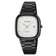 Чоловічий годинник Skmei 2551BKWT Black-White у квадратному корпусі з білим циферблатом