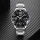 Мужские классические часы Skmei 9278BK Black с металлическим браслетом и минеральным стеклом