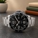 Мужские классические часы Skmei 9278BK Black с металлическим браслетом и минеральным стеклом