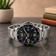Мужские классические часы Skmei 9278BK Black с металлическим браслетом и минеральным стеклом