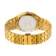 Мужские классические часы Skmei 9372GDBK Gold-Black с металлическим браслетом и минеральным стеклом