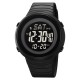 Чоловічий спортивний годинник Skmei 2152BKBK All Black з електронним циферблатом та підсвіткою