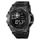 Мужские спортивные часы Skmei 2318BKBK All Black с подсветкой и таймером