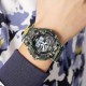 Чоловічий тактичний годинник Skmei 2397CMGN Camo Green зі стрілково-електронним циферблатом та підсвіткою