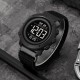 Мужские спортивные часы Skmei 2497NBKBK All Black с электронным циферблатом и нейлоновым ремешком