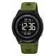 Мужские спортивные часы Skmei 2498PAGBK Army Green-Black с электронным циферблатом и водозащитой 5 ATM
