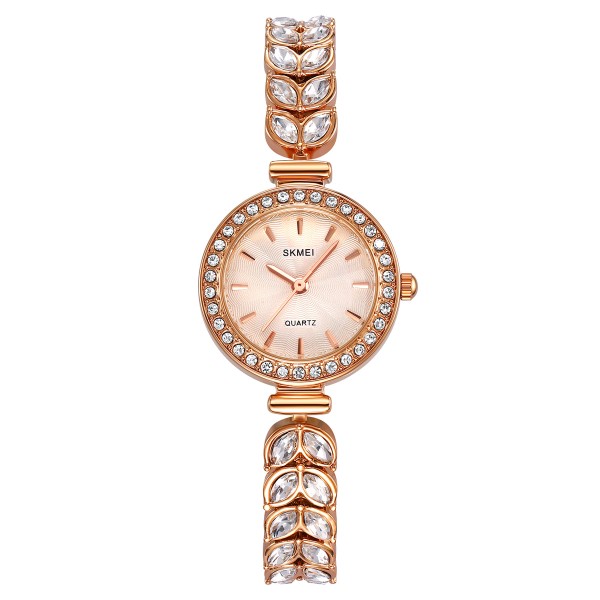 Жіночий годинник Skmei 2547RG Rose Gold у класичному стилі з мінеральним склом