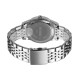 Мужские классические часы Skmei 9058SBU-B Silver-Blue с серебристым браслетом и синим циферблатом