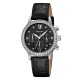 Жіночий годинник Skmei 9384BK Black з календарем та секундоміром, класичний дизайн
