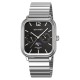Чоловічий годинник Skmei 2509SIBK Silver-Black зі сталевим браслетом та хронографом