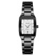 Женские часы Skmei 2578BK Black с прямоугольным корпусом и металлическим браслетом
