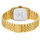 Женские часы Skmei 2628GDWT Gold-White в классическом стиле с золотистым браслетом