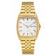 Женские часы Skmei 2628GDWT Gold-White в классическом стиле с золотистым браслетом