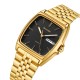 Женские часы Skmei 2628GDBK Gold-Black в классическом стиле с металлическим браслетом