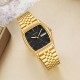 Женские часы Skmei 2628GDBK Gold-Black в классическом стиле с металлическим браслетом