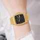 Женские часы Skmei 2628GDBK Gold-Black в классическом стиле с металлическим браслетом