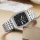 Жіночий годинник Skmei 2628SIBK Silver-Black з металевим браслетом та мінеральним склом
