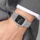 Жіночий годинник Skmei 2628SIBK Silver-Black з металевим браслетом та мінеральним склом