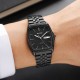 Жіночий годинник Skmei 2628BK Black з металевим браслетом та мінеральним склом