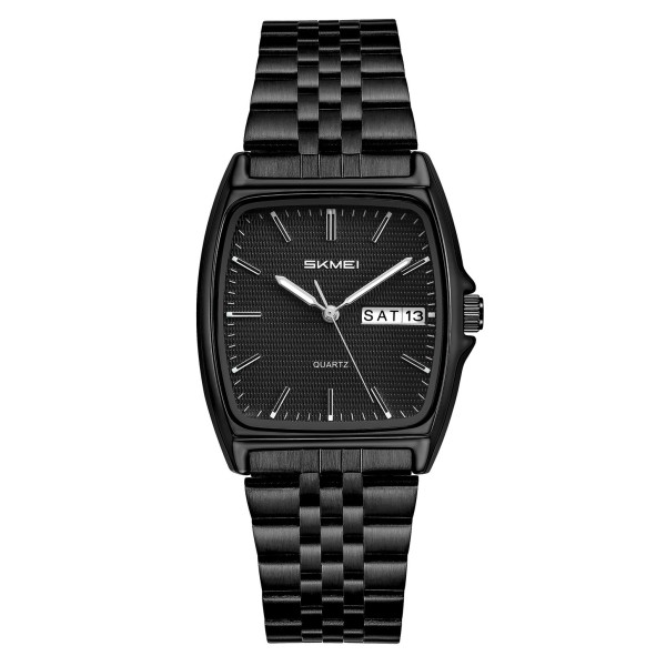 Жіночий годинник Skmei 2628BK Black з металевим браслетом та мінеральним склом