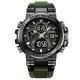 Мужские спортивные часы Skmei 2500AG Army Green с комбинированным циферблатом и водозащитой 5 ATM