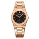 Женские часы Skmei 2681RGBK Rose Gold-Black с минеральным стеклом и металлическим браслетом