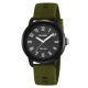 Мужские наручные часы Skmei 2733AG Black-Army Green с водонепроницаемостью 5 ATM и люминесцентной подсветкой