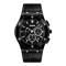 Skmei 9157BK Black leather
