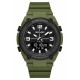 Мужские спортивные часы Skmei 2796AG Army Green с комбинированным циферблатом и подсветкой