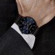 Мужские наручные часы Megalith 0047M-6 Black-Blue с кварцевым механизмом и стальным браслетом